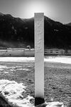 Stele with the ornament of an interlaced stone, Convent St. John, Müstair © Johannes Tappeiner