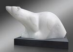 Life-size polar bear